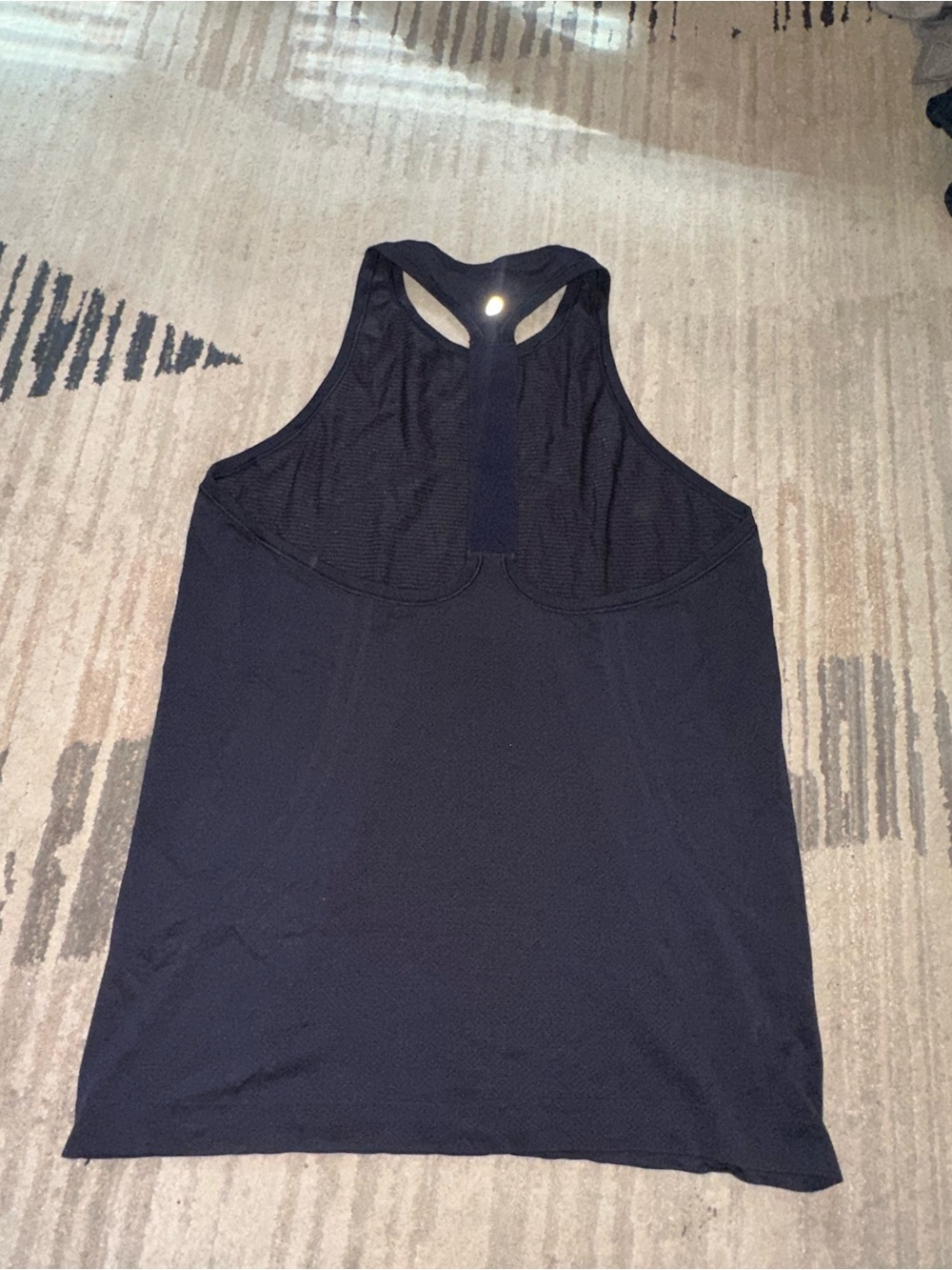 lululemon athletica Black Racerback Workout Tank Size 10